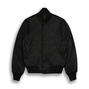THE DUBOCE - Black Leather Contemporary Fit - Golden Bear Sportswear