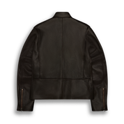 THE LODI - Dark Brown Leather Slim Fit - Golden Bear Sportswear