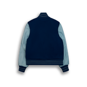 THE PINT SIZE - Royal Blue Melton Wool/Light Blue Leather Kids Fit - Golden Bear Sportswear