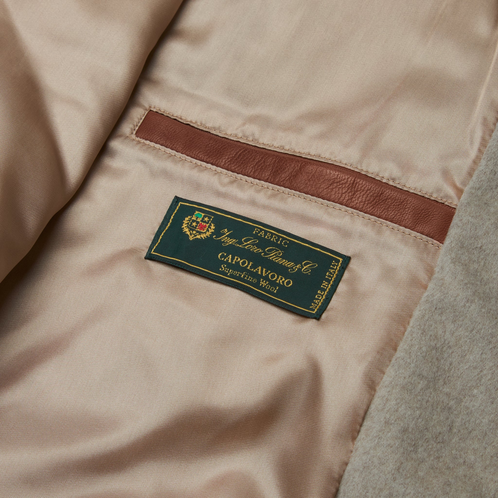 THE HARDING - Oatmeal Lux Wool Tailored Classic Fit - Golden Bear Sportswear
