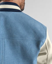 THE WELDON - Indigo/Stone "Denim" Leather Classic Fit