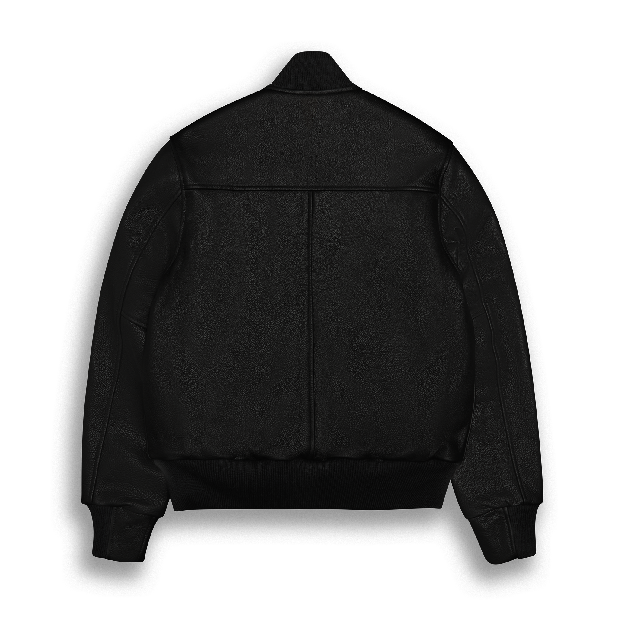 THE DUBOCE - Black Leather Contemporary Fit - Golden Bear Sportswear 