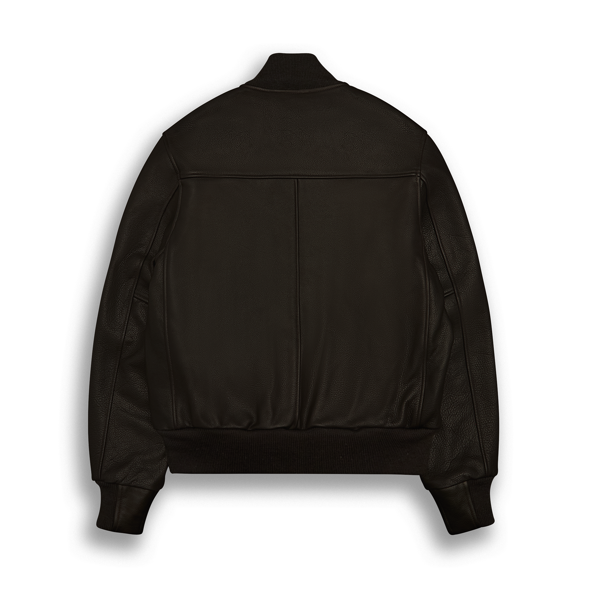 THE ASHBURY - Dark Brown Leather Contemporary Fit - Golden Bear Sportswear 