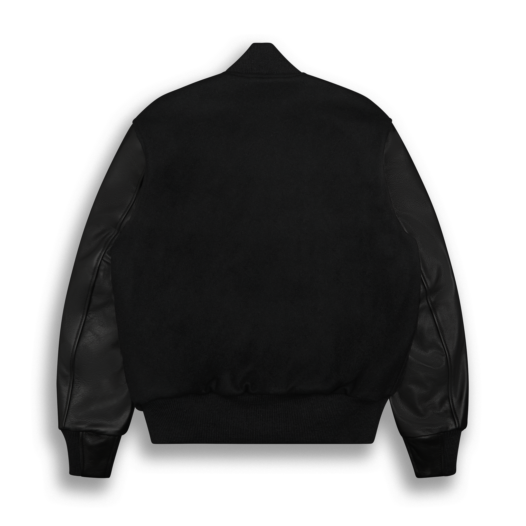 Black Leather Classic Fit - Golden Bear Sportswear 