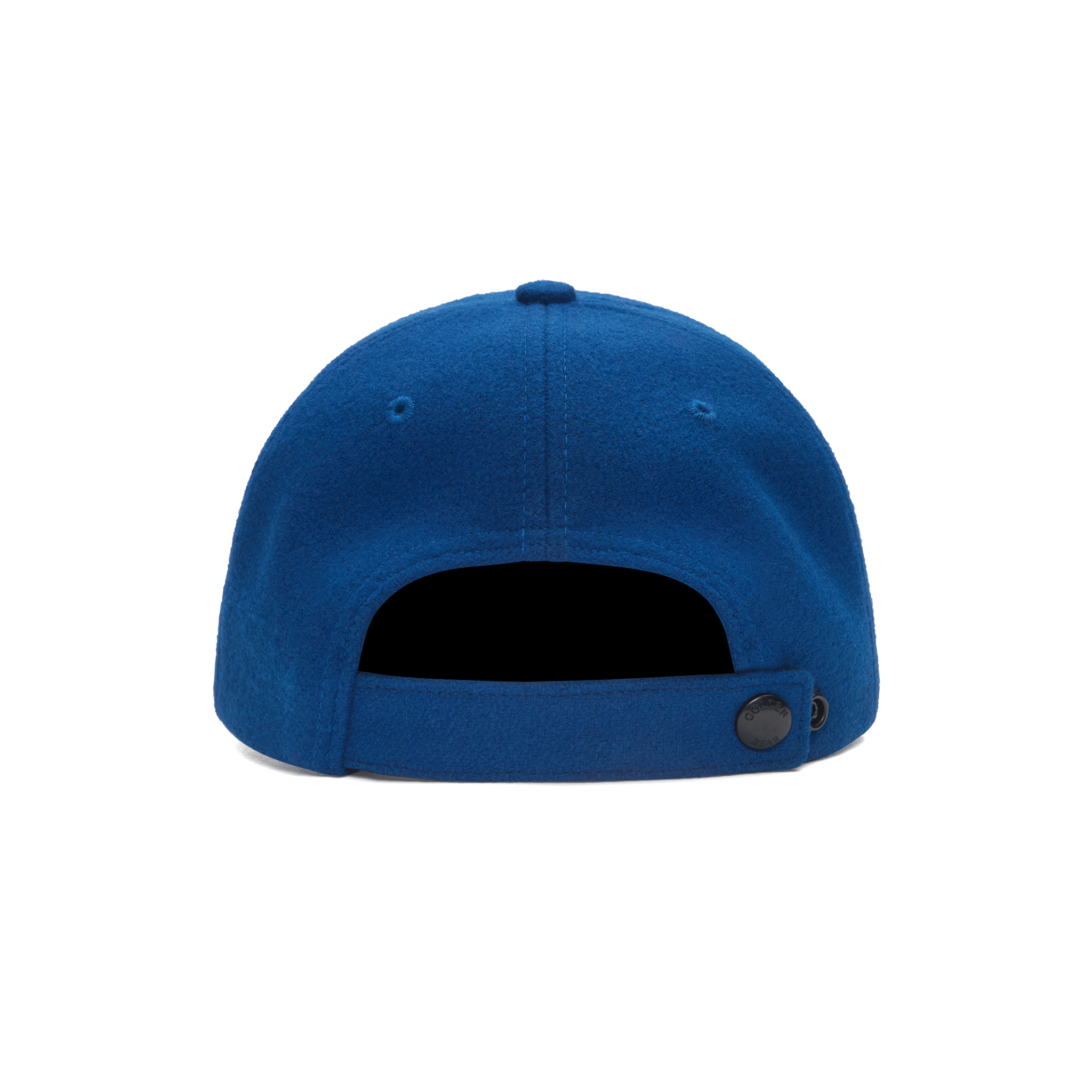THE WARRIOR - Blue Melton Wool/Leather Cap