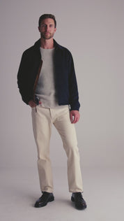 THE STOCKTON - Navy Lux Wool Classic Fit